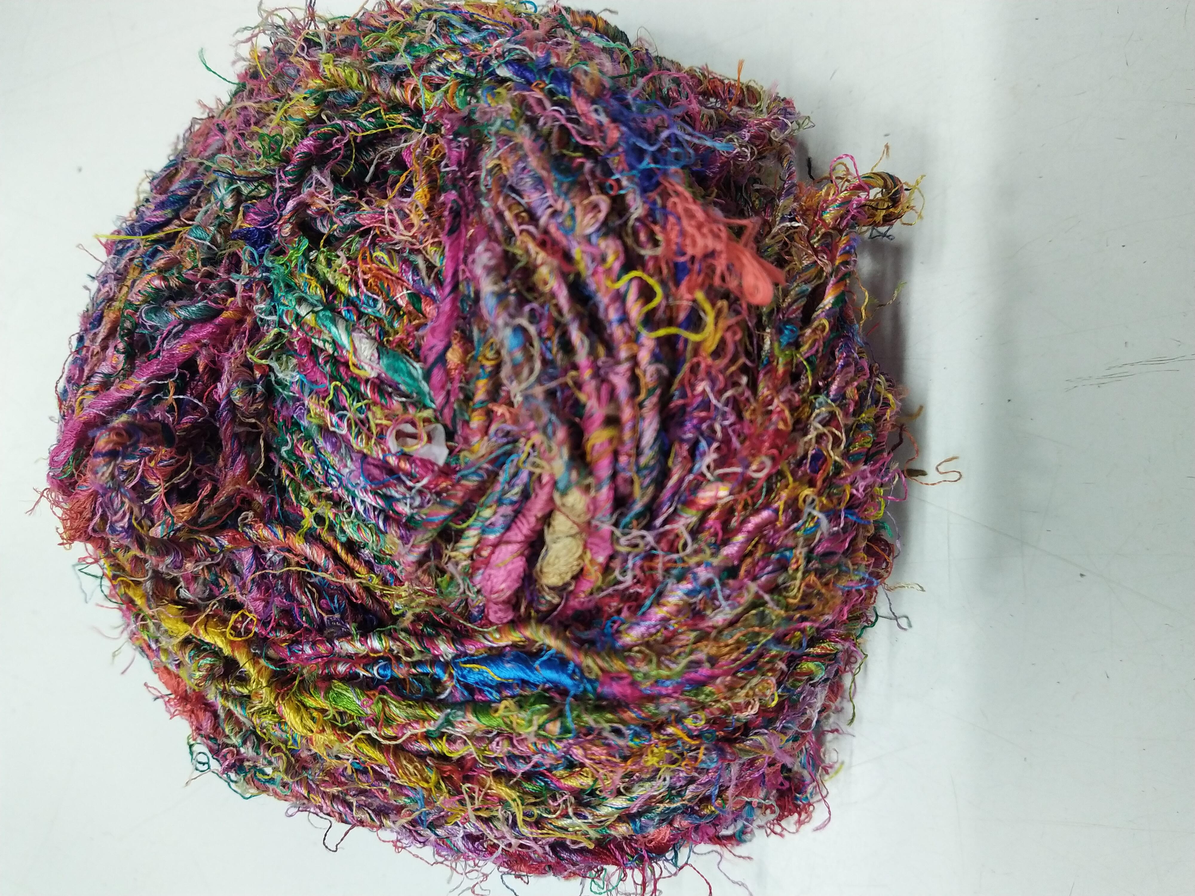 Recycled Banana Silk Hairy Yarn (16)